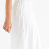 Women's White Half Slip